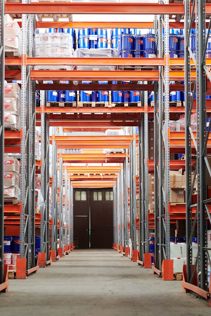 Warehouse with Concrete Floors