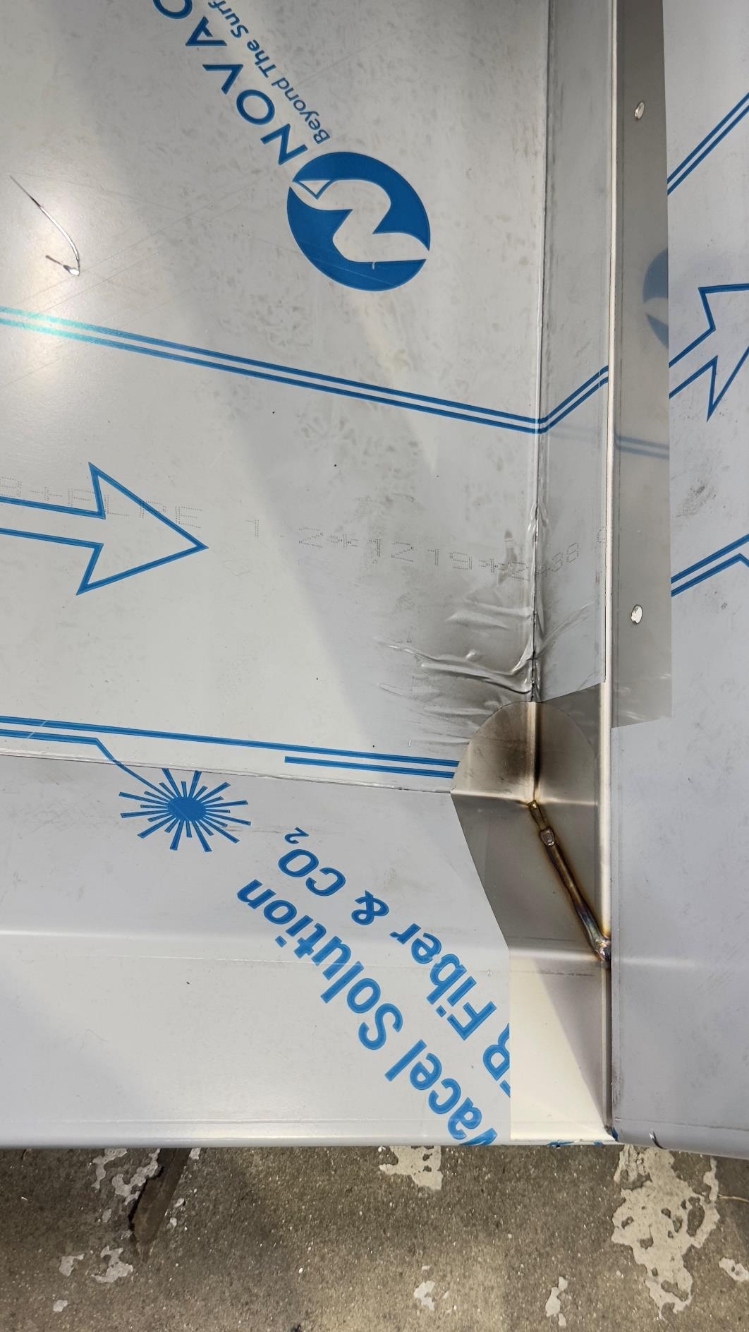 Example of Bad Sump Welds